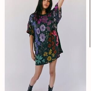 Floral Sequin Dress